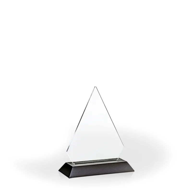 Brilliant Diamond Award with Black Wood Base, Small - UV Print view 2
