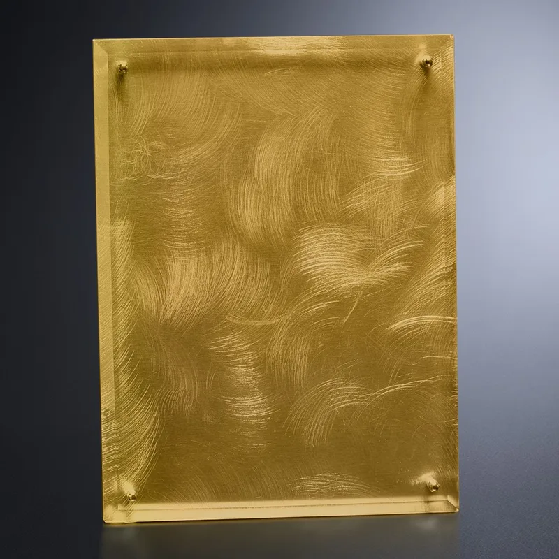 Gold Alloy Plaque 8" x 10" view 3
