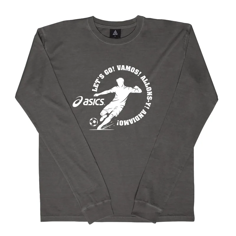 Soccer ACE Vintage Wash Long Sleeve tee view 5