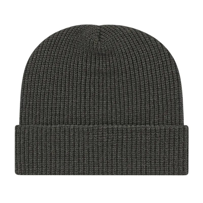 Ribbed Knit Cap with Cuff view 4