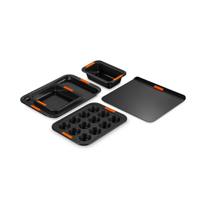 Le Creuset 5Pc Nonstick Metal Bakeware Set - Black