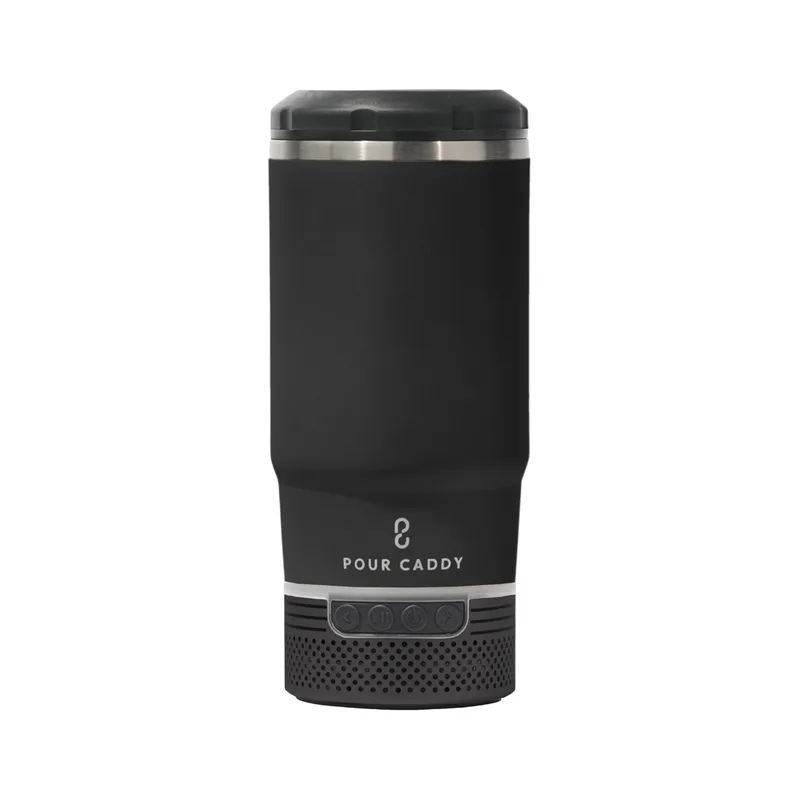 Pour Caddy® Chill & Brew 14 oz Insulated Tumbler with Bluetooth Speaker view 2
