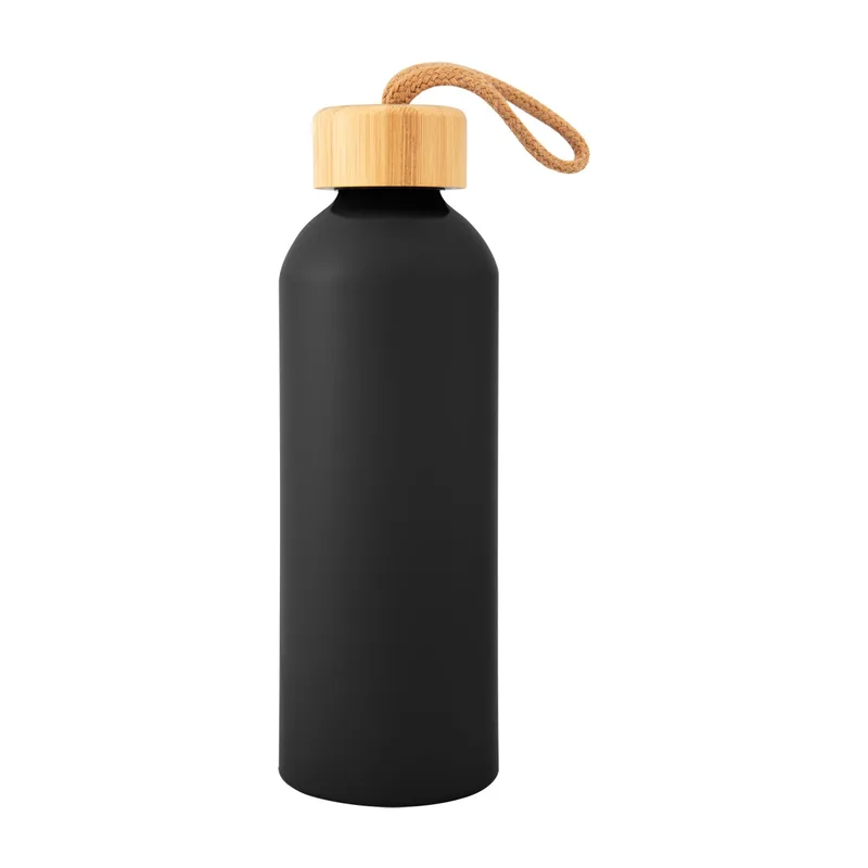 25 Oz. Full Color Blaire Recycled Aluminum Bottle With Bamboo Lid view 3