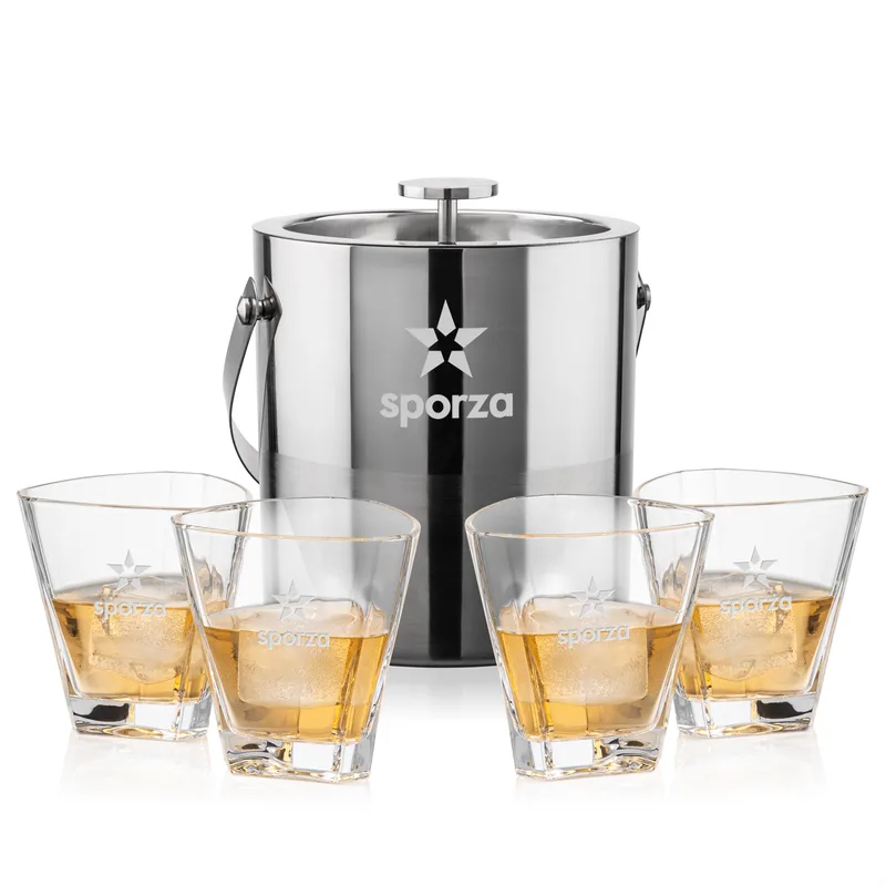 Catania Bucket Set, Laser Engraving, Set of 5