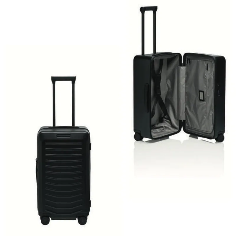 Bric's Porsche Roadster By Bric's 26" Spinner Trunk Luggage - Black Matte