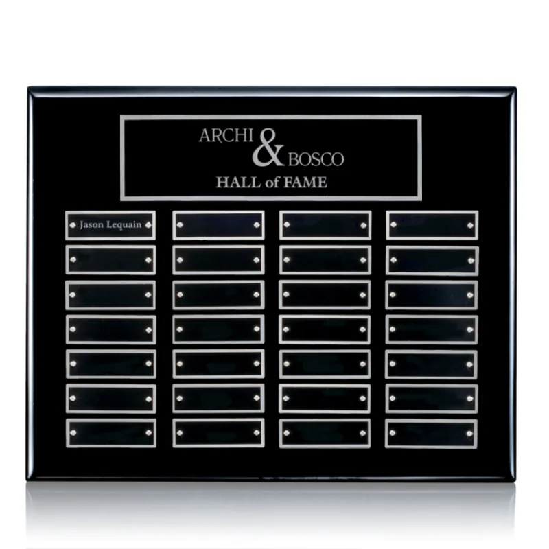 Black, Silver, 28 Plate