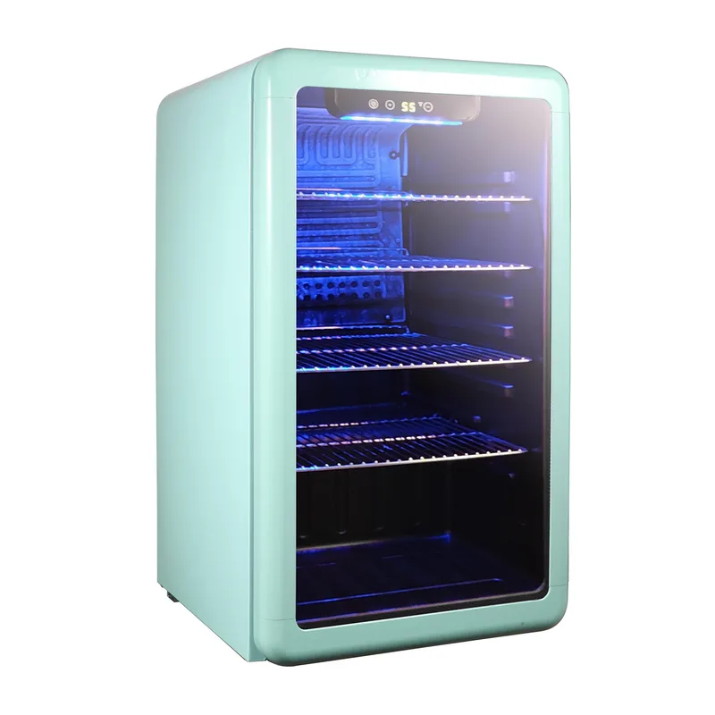 Magic Chef 3.4 Cu. Ft. Beverage Cooler, Retro Mint Green