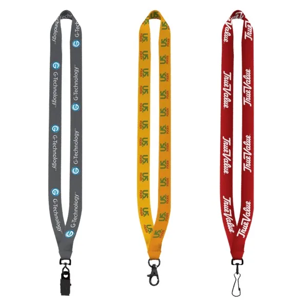 3/4" Polyester Dye Sublimated Lanyard view 2