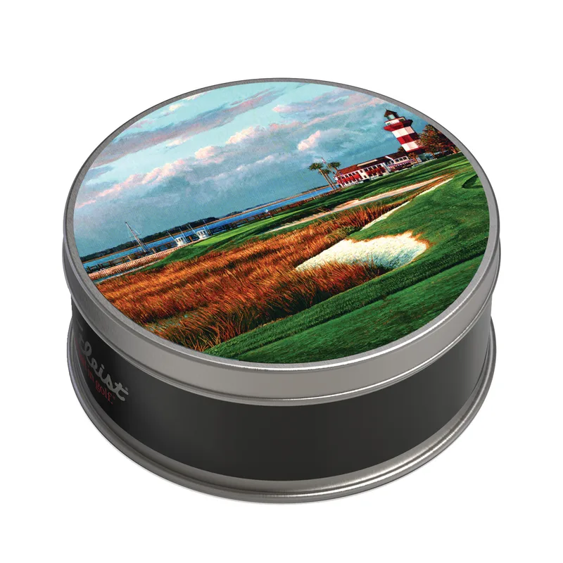 White/Silver Logo Closed Tin