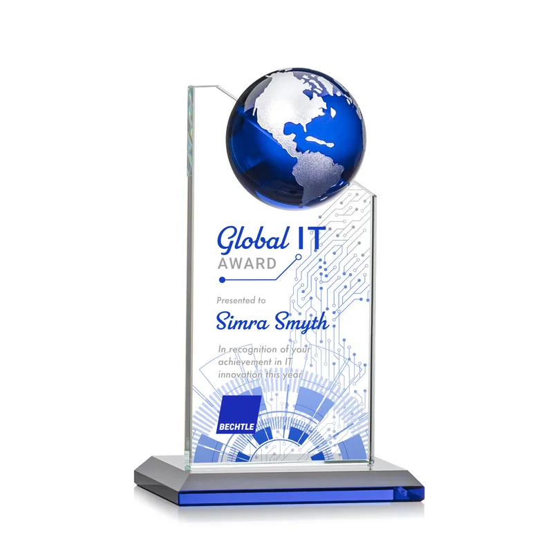 VividPrint™, Blue, Silver, Blue, Silver 4" x 6.75" x 3"