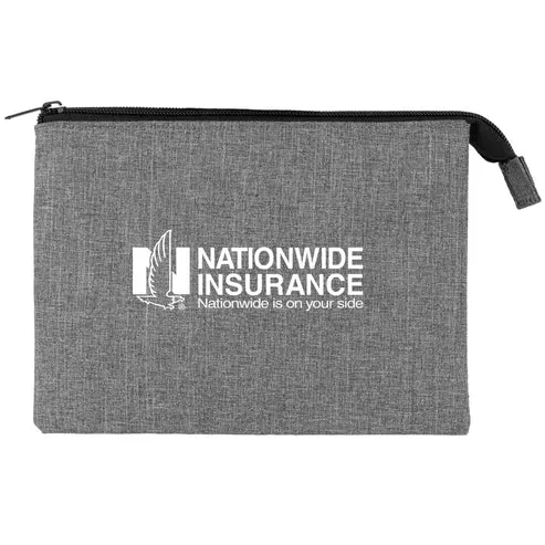 Heathered Reusable 3-Pocket Eva Pouch