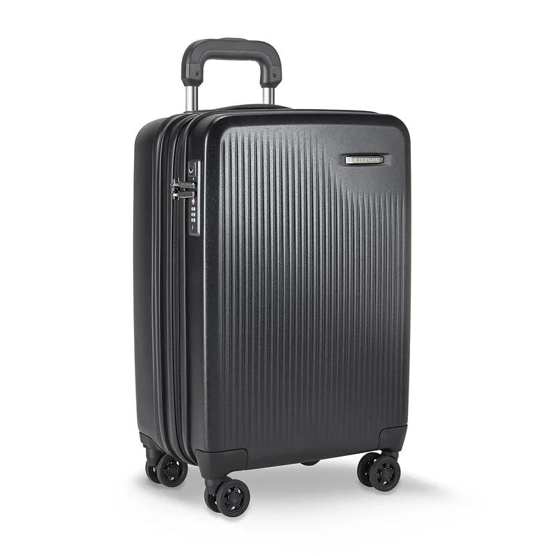 Briggs & Riley™ Sympatico International Carry-On Expandable Spinner Bag (Black)