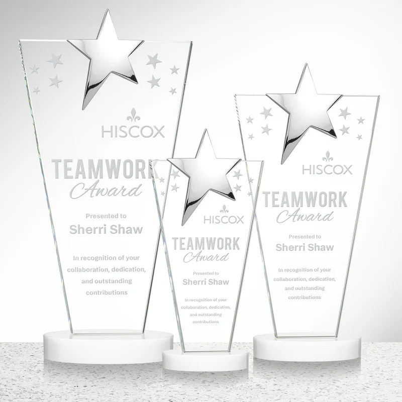 Deep Etch, Clear, White