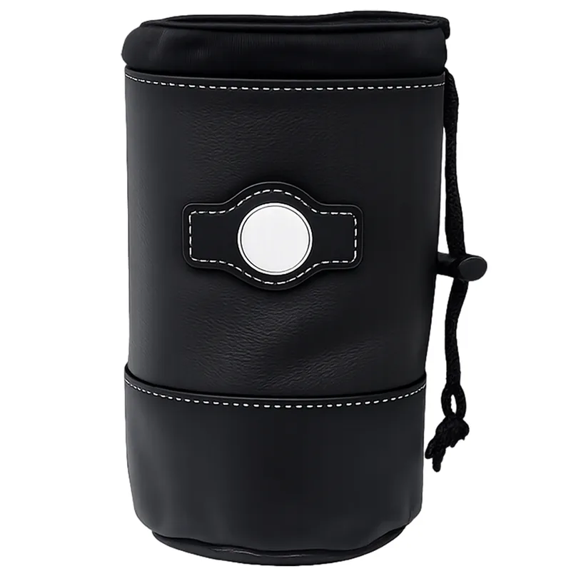Leatherette Drawstring Valuables Pouch view 2
