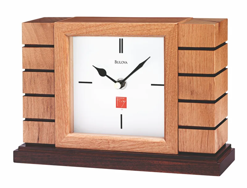 Bulova Clocks Frank Lloyd Wright Usonian Ii Mantel Clock