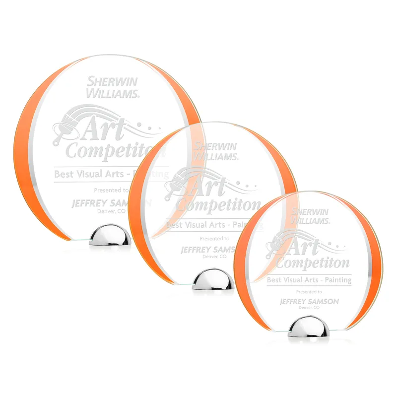 Deep Etch, Chrome, Orange