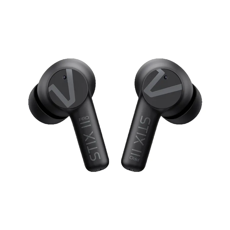 Veho STIX II Pro True Wireless Earphones - Carbon Black