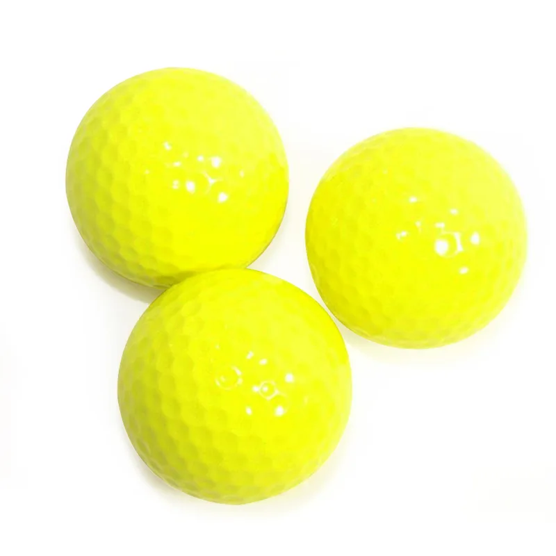 Yellow Golf Balls view 2