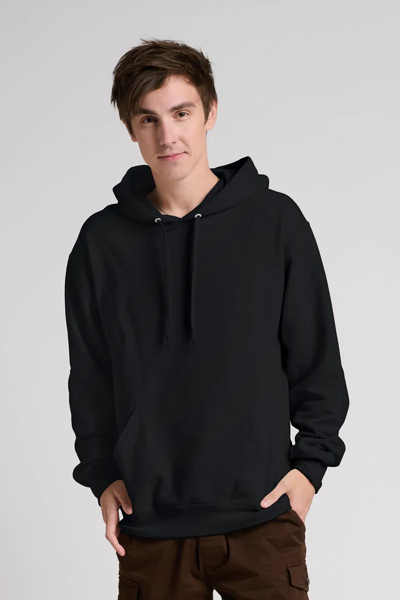 Jerzees Ultimate™ Unisex CVC Ring Spun Hooded Sweatshirt view 6
