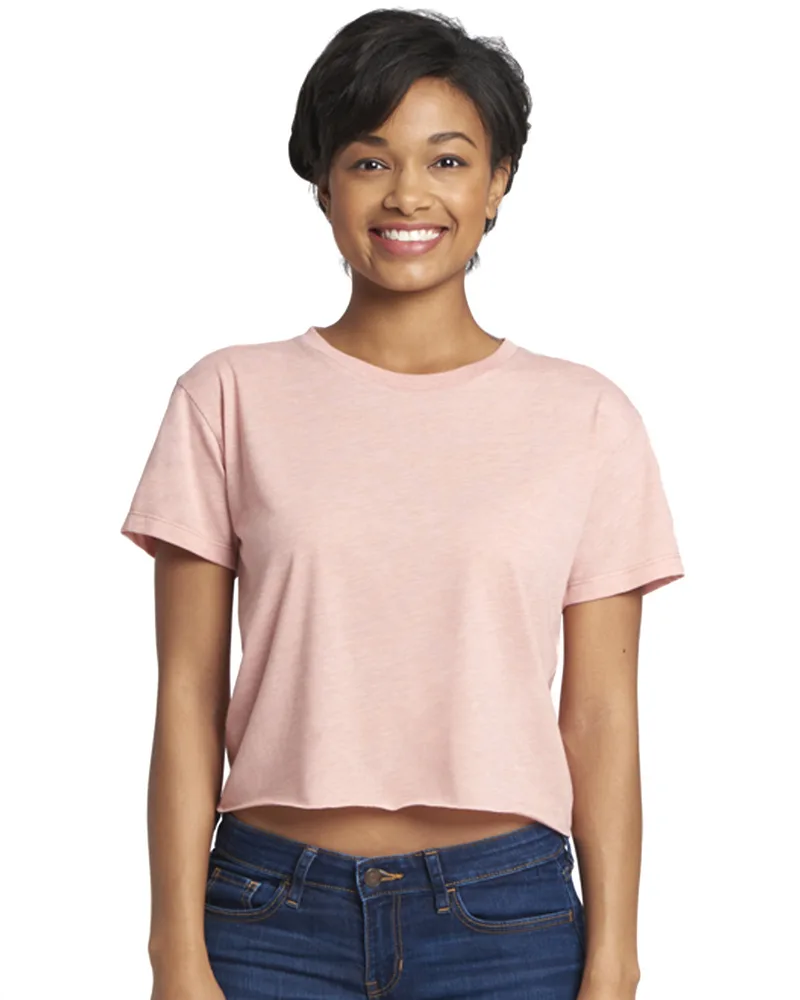 NEXT LEVEL APPAREL Ladies' Festival Cali Crop T-Shirt view 5