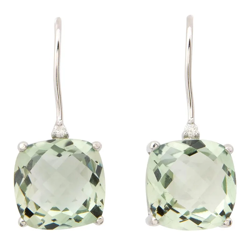 Jilco Inc Green Amethyst Earrings