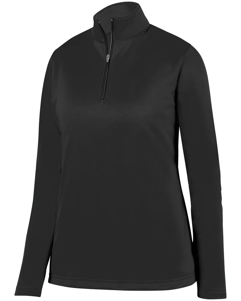 Augusta Ladies' Wicking Fleece Quarter-Zip Pullover view 2