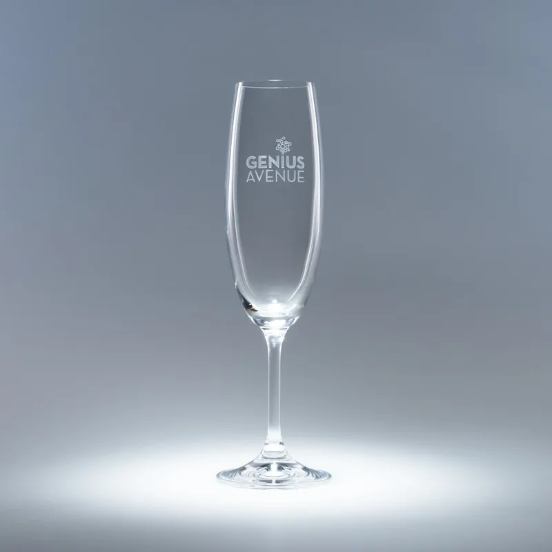 7.5 Oz. Rosetta Flute Glass