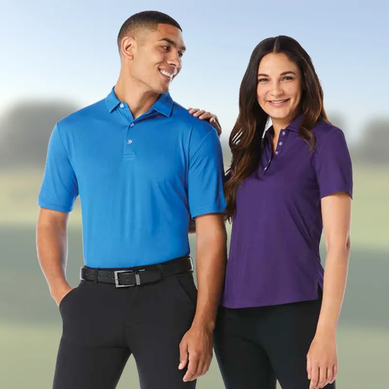 Callaway® Birdseye UPF 50+ Women's Cooling Polo Shirt with Custom Logo view 4