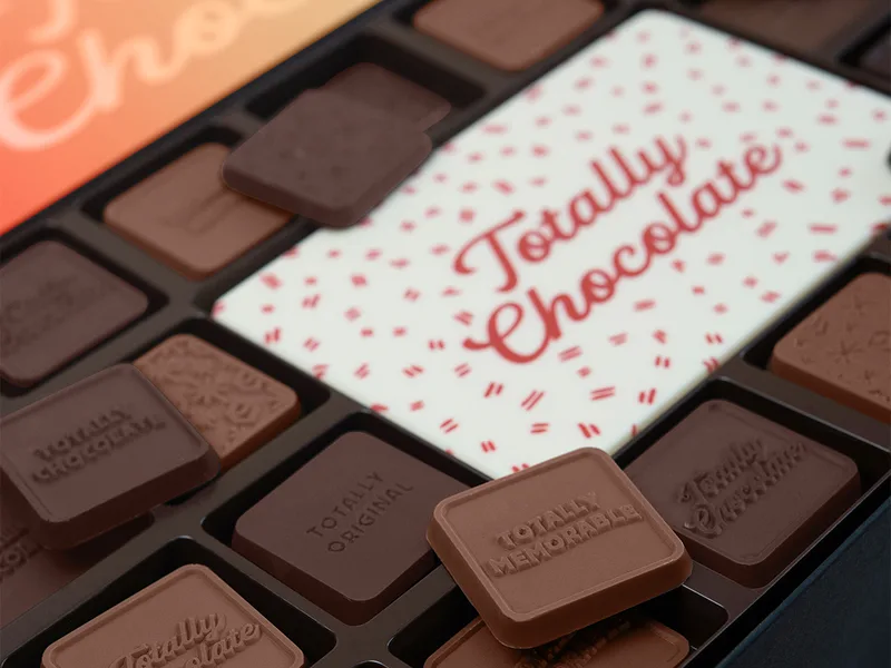 45-Piece Chocolate Ensemble Gift Set with Luxury Custom Packaging view 5