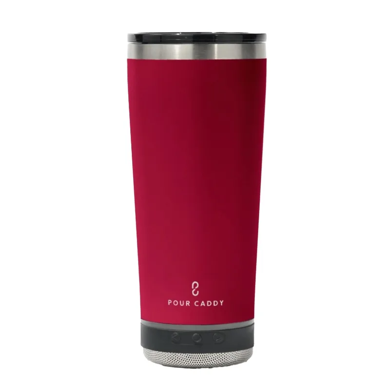 Pour Caddy® Vibe 18 oz Insulated Tumbler with Bluetooth Speaker view 3