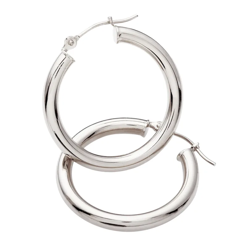 Jilco Inc Large Hoop Earrings - 40 mm