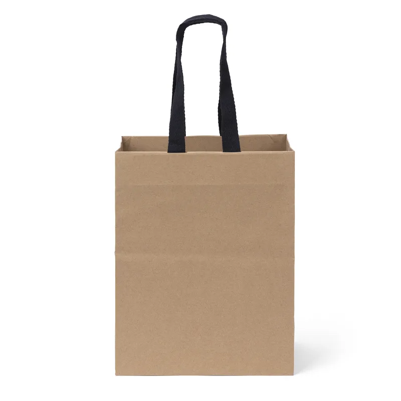 Eco Ash - Woven Handle Eurototes - Foil Print (7 3/4" x 4 3/4" x 9 3/4") view 2