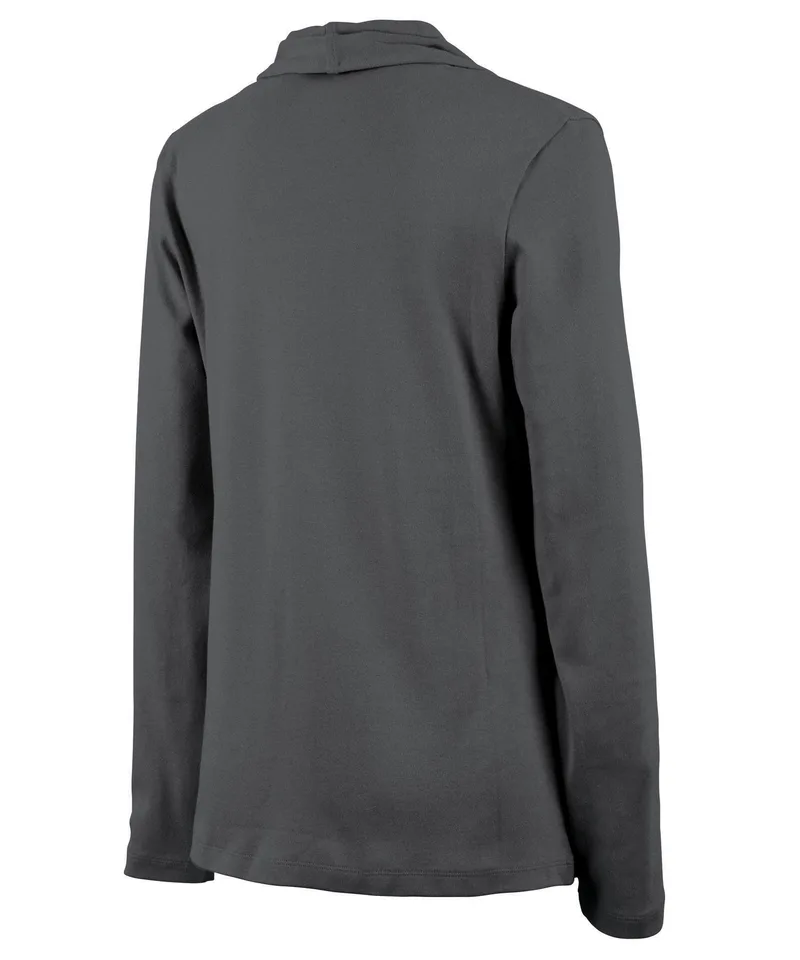 Dark Charcoal Gray Blank Back