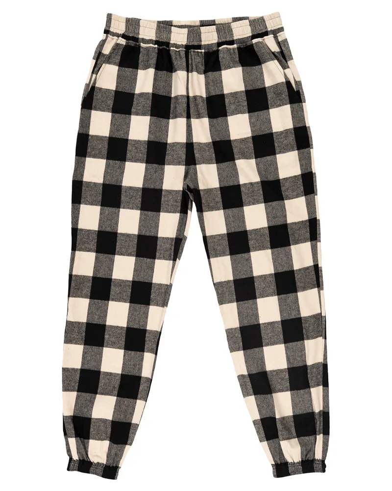 Burnside Unisex Flannel Jogger view 3