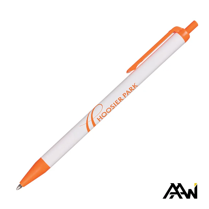 White / Matte Orange