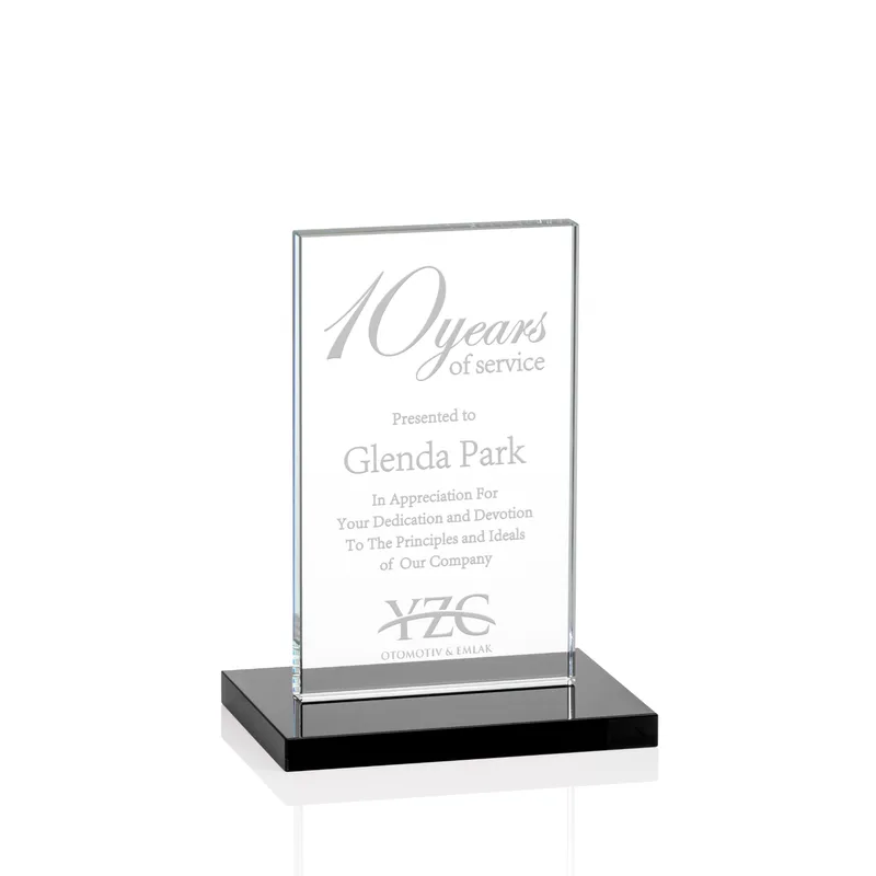 Deep Etch, Standard base, Black, 4" x 5.375" x 3"