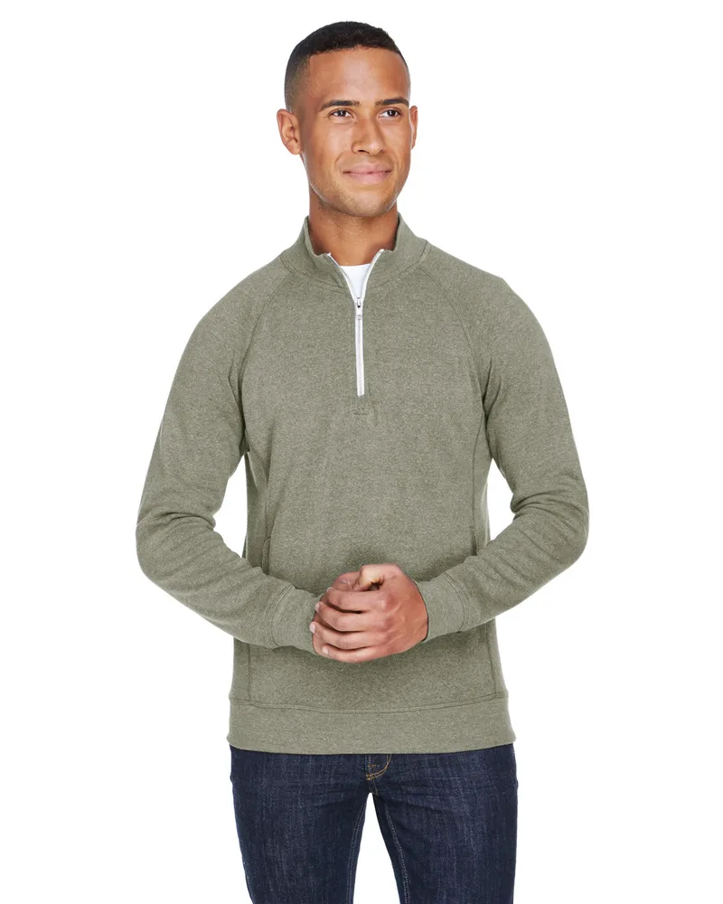 J AMERICA Adult Triblend Fleece Quarter-Zip view 6