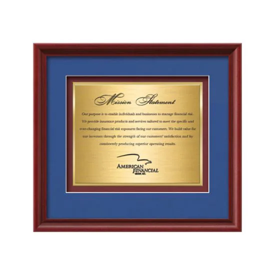Raven Certificate TexEtch - Mahogany
