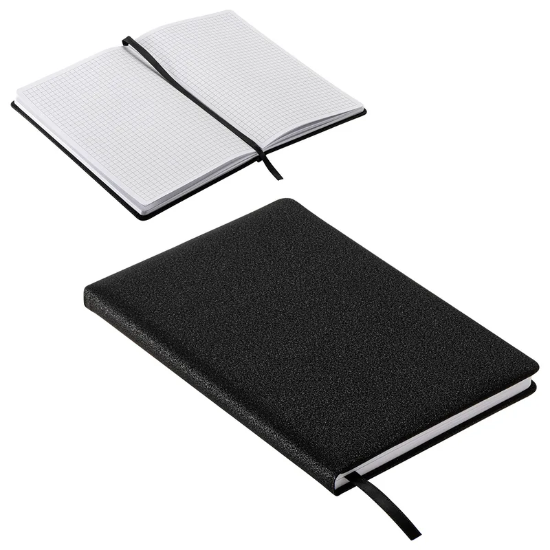 Draftsman Padded Hardcover Journal with Grid-Lined Paper view 4