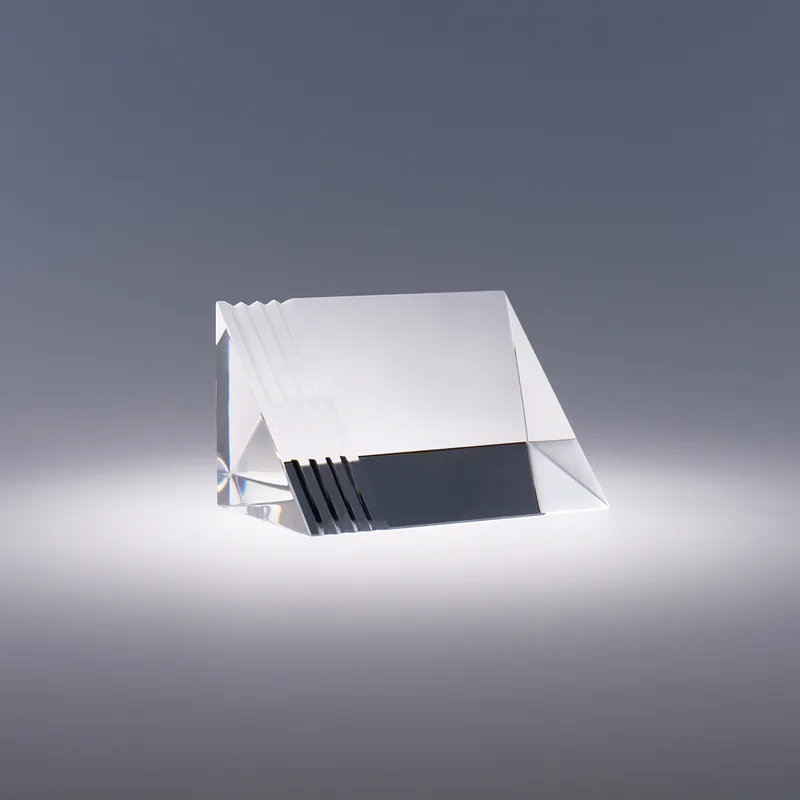 1412 Triad Paperweight BLANK - angle 1