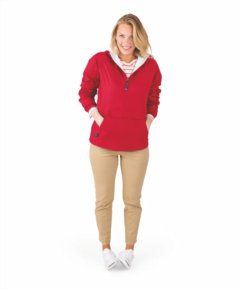 Unisex Classic Solid Pullover Jacket view 6