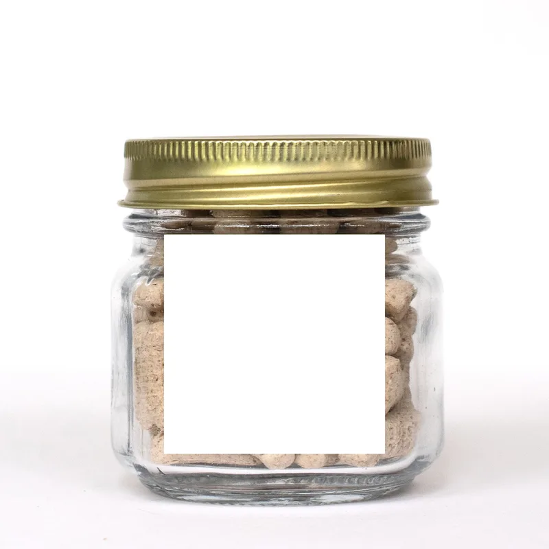 Pint Jar w/ Square Magnet Pet Fill view 2