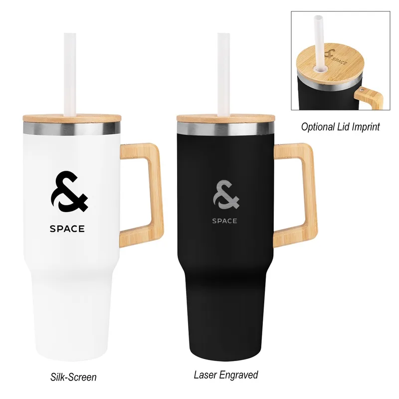 40 Oz. Carolina Recycled Stainless Steel Tumbler view 2