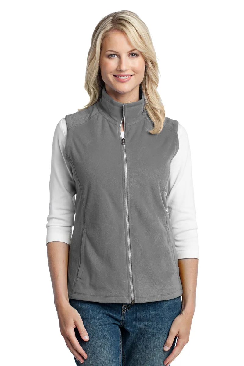 Port Authority® Women's Microfleece Vest. view 2