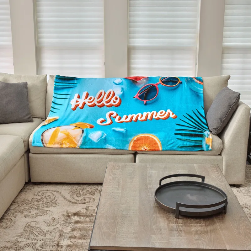 Epicolor Plush Throw - 60" x 80"