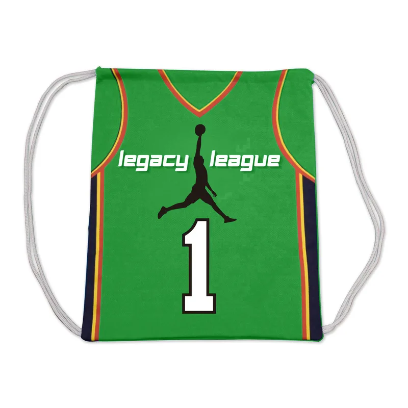 Mesh-Normal Shape Drawstring Backpack view 4