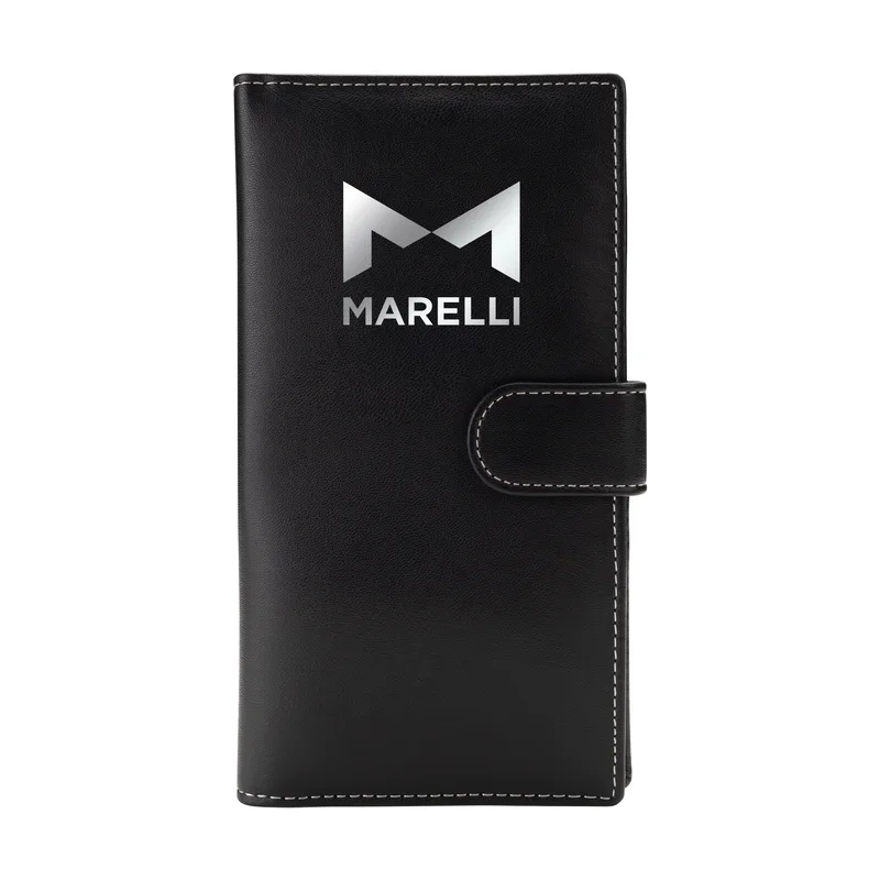 Sarnen Cactus Leather Long Wallet w/Coin Pocket