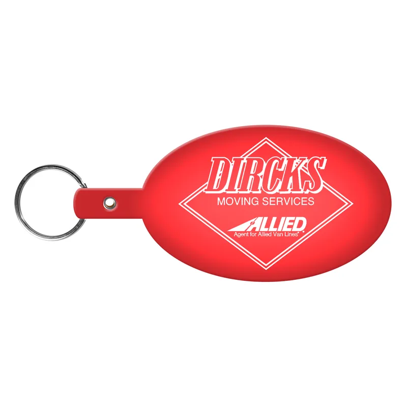 Large Oval Flexible Key Tag view 3