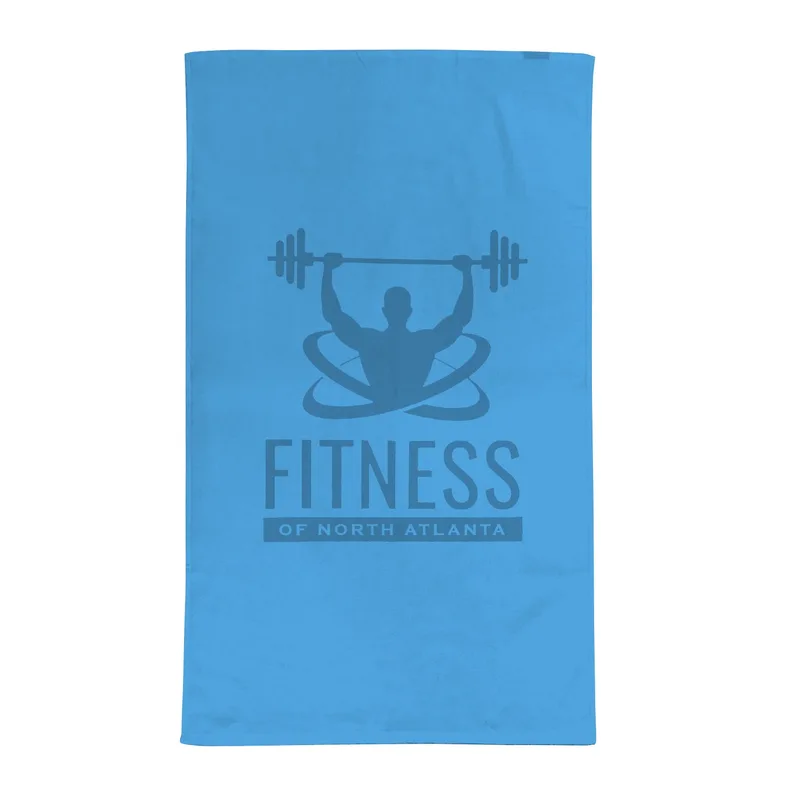 Fitness Terry Velour Towel Dobby Hem view 4