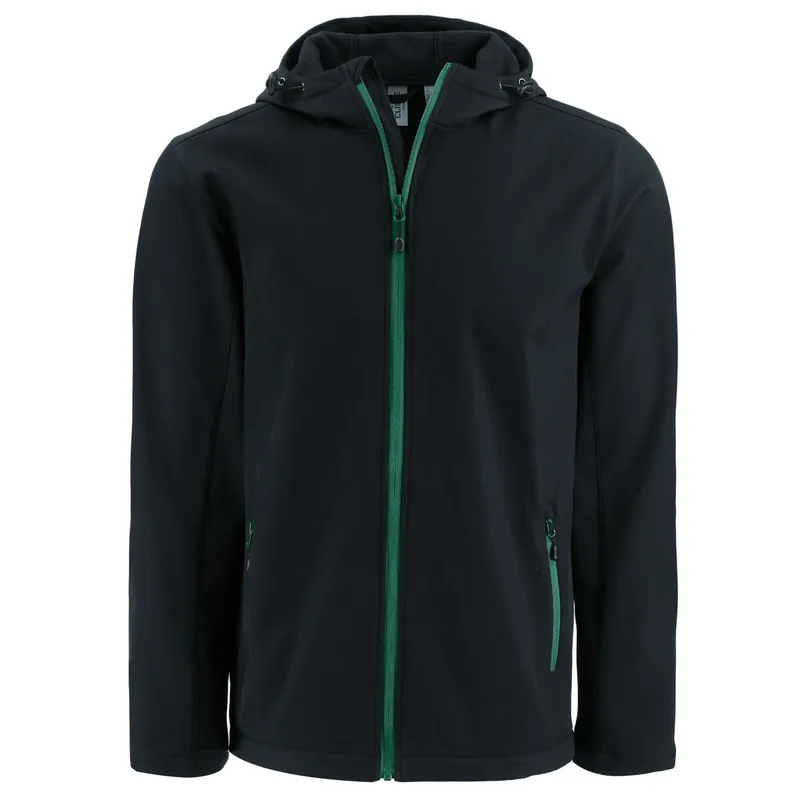 Clique Tempo Recycled Stretch Softshell Mens Hooded Jacket view 6